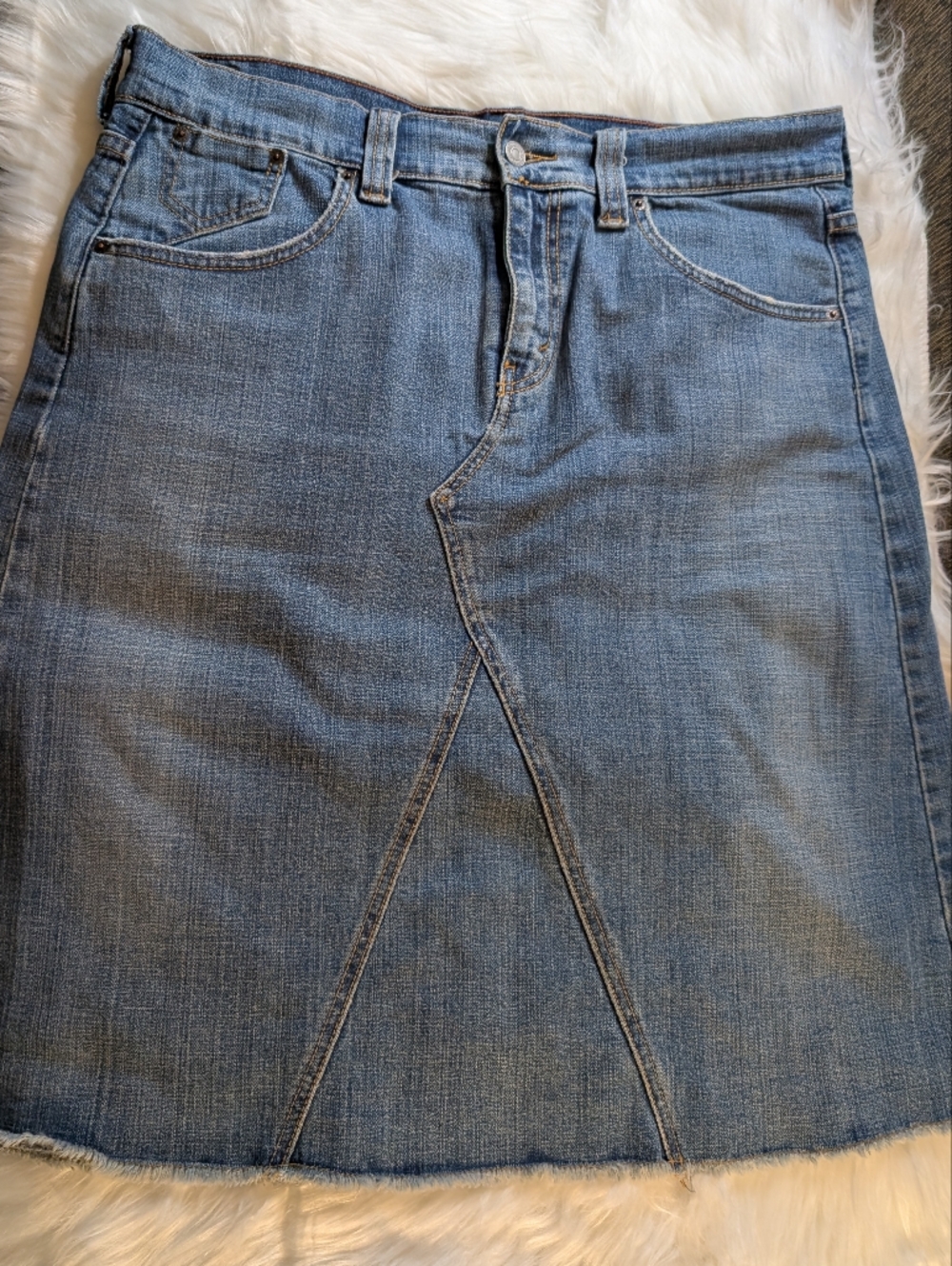 Levi's Knee Length Denim Skirt